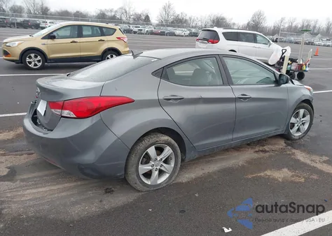 2012 Hyundai Elantra Gls from USA, damaged, VIN 5NPDH4AE0CH093749